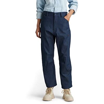 D21405-C970-001 G-STAR RAW Damskie dżinsy 5620 3D Cropped Bootcut, Niebieski (Raw Denim C970-001), 27W / 30L D21405-C970-001 G-STAR RAW Damskie dżinsy 5620 3D Cropped Bootcut, Niebieski (Raw Denim C970-001), 27W / 30L