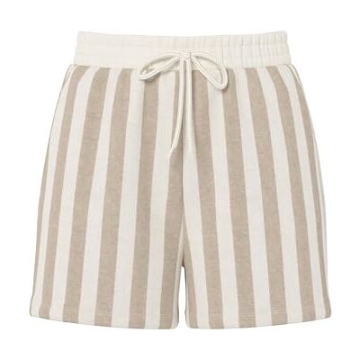 17146889-4806896 PIECES Pcchilli Summer Hw Shorts Stripe Noos Bc, silver mink, L 17146889-4806896 PIECES Pcchilli Summer Hw Shorts Stripe Noos Bc, silver mink, L
