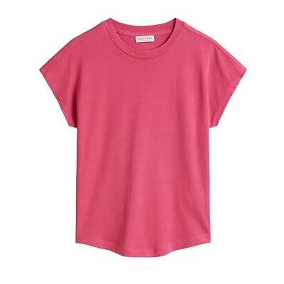 516210051549 Marc OPolo damska koszulka z bawełny organicznej Basic, różowy, XL 516210051549 Marc OPolo damska koszulka z bawełny organicznej Basic, różowy, XL