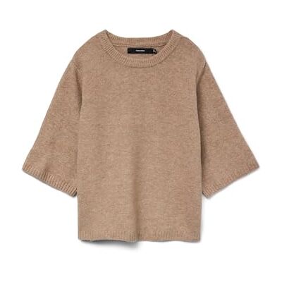10325934-4821453 VERO MODA Vmboom 2/4 O-Nk Oversize Pullove Ga Noos, Ciepły taupe, XS 10325934-4821453 VERO MODA Vmboom 2/4 O-Nk Oversize Pullove Ga Noos, Ciepły taupe, XS