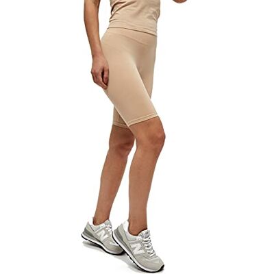MI3584-333-XS/S Minus Mira bezszwowe krótkie spodenki szorty damskie na jesień, 333 Nude, XS-S MI3584-333-XS/S Minus Mira bezszwowe krótkie spodenki szorty damskie na jesień, 333 Nude, XS-S