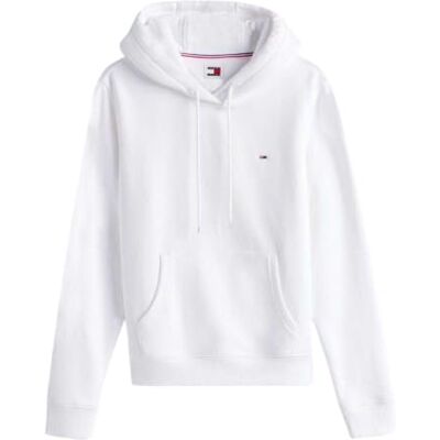 DW0DW19958YBRL Tommy Jeans Damska bluza z kapturem TJW REG S FLAGA DW0DW19958YBR005, biała (biała), L, Biały (biały), L DW0DW19958YBRL Tommy Jeans Damska bluza z kapturem TJW REG S FLAGA DW0DW19958YBR005, biała (biała), L, Biały (biały), L