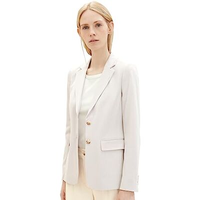 1035882 TOM TAILOR Damska marynarka Basic, 16339 Clouds Grey, 40 1035882 TOM TAILOR Damska marynarka Basic, 16339 Clouds Grey, 40