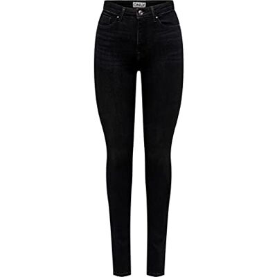 15263717 ONLY Onlpaola Hw Sk DNM Tai dżinsy damskie, Washed Black, (XS) W / 32L 15263717 ONLY Onlpaola Hw Sk DNM Tai dżinsy damskie, Washed Black, (XS) W / 32L
