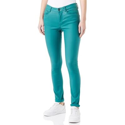 1039037 TOM TAILOR Damskie dżinsy Alexa Skinny o wyglądzie skóry PU, 21178-ever Green, 33W / 30L 1039037 TOM TAILOR Damskie dżinsy Alexa Skinny o wyglądzie skóry PU, 21178-ever Green, 33W / 30L