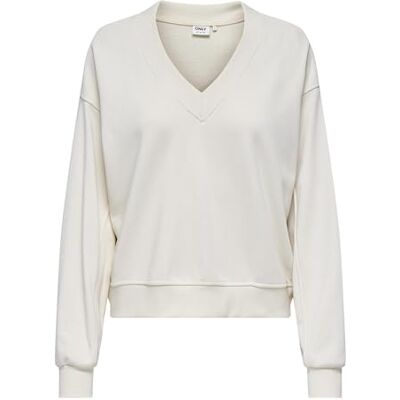 15356114-4839908 Onlbella L/S dekolt w serek Ub SWT, brzoza, S 15356114-4839908 Onlbella L/S dekolt w serek Ub SWT, brzoza, S