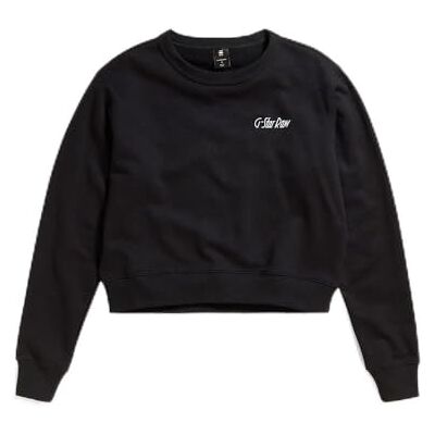 D24803 G-Star RAW Bluza z grafiką, Czarny (Dk Black -7809-6484), XS D24803 G-Star RAW Bluza z grafiką, Czarny (Dk Black -7809-6484), XS