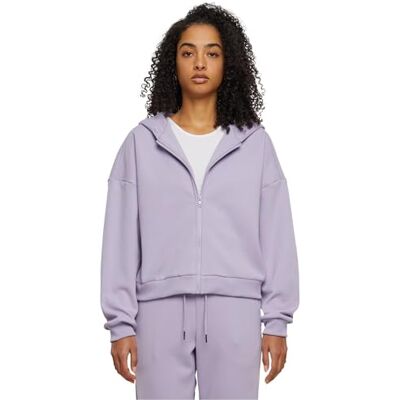 TB6864-14120-0039 Urban Classics Damska bluza z kapturem Cozy Short Zip Hoody, Dustylilac, 4XL TB6864-14120-0039 Urban Classics Damska bluza z kapturem Cozy Short Zip Hoody, Dustylilac, 4XL