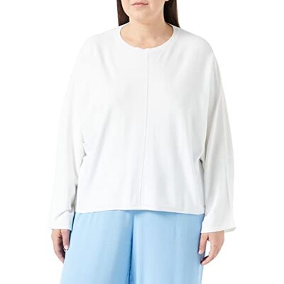 14ETM102H Sisley Sweter damski, Biały 074, L 14ETM102H Sisley Sweter damski, Biały 074, L