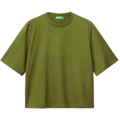 3BL0E17G5 United Colors of Benetton t-shert, Zielony, XXS 3BL0E17G5 United Colors of Benetton t-shert, Zielony, XXS