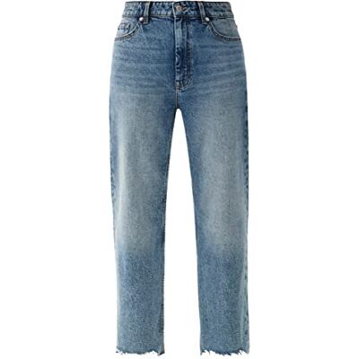 2123587 s.Oliver Dżinsy damskie, dżinsy Karolin Cropped Straight Leg, Light Blue Denim, 44 W / 34 L EU, Niebieski 53z4, 44W / 34L 2123587 s.Oliver Dżinsy damskie, dżinsy Karolin Cropped Straight Leg, Light Blue Denim, 44 W / 34 L EU, Niebieski 53z4, 44W / 34L