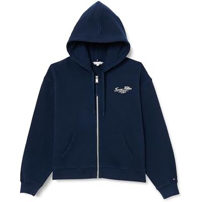 WW0WW46072C1G46 Tommy Hilfiger CRV Reg Script Zip Hoodie Ww0ww46072 CRV REG WW0WW46072 Damska bluza z kapturem i zamkiem błyskawicznym WW0WW46072C1G46 Tommy Hilfiger CRV Reg Script Zip Hoodie Ww0ww46072 CRV REG WW0WW46072 Damska bluza z kapturem i zamkiem błyskawicznym