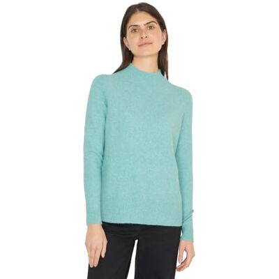 B303414 CECIL Cosy Turtleneck sweter Foam Blue Melange XL B303414 CECIL Cosy Turtleneck sweter Foam Blue Melange XL