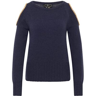 11025375-CA06 caspio Damski sweter z dzianiny , granatowy, XL/XXL, morski, XL-XXL 11025375-CA06 caspio Damski sweter z dzianiny , granatowy, XL/XXL, morski, XL-XXL