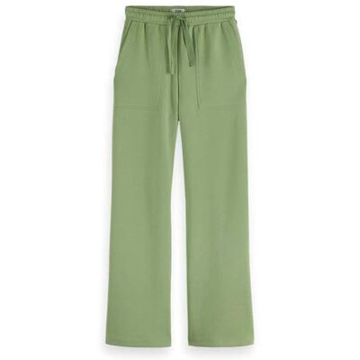 ULH00681F Scotch & Soda Spodnie dresowe Wide Leg Modal, Pistacje 357, L ULH00681F Scotch & Soda Spodnie dresowe Wide Leg Modal, Pistacje 357, L