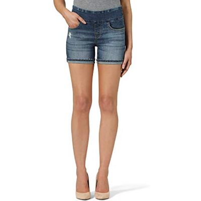 RFA0603 Rock & Republic Damski denim Rx Fever Stretch 11,5 cm krótki, Objawy średni indygo zniszczony, 42 RFA0603 Rock & Republic Damski denim Rx Fever Stretch 11,5 cm krótki, Objawy średni indygo zniszczony, 42