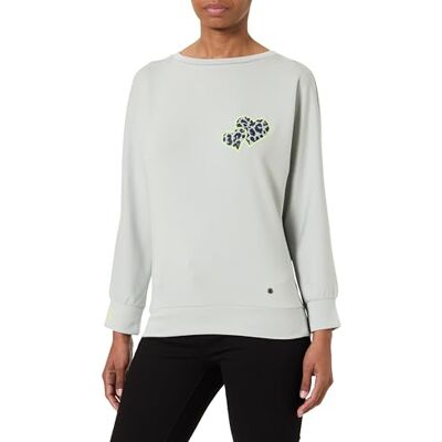 WSW00180 KEY LARGO Bluza damska WSW Leopard Round, Srebrny (1107), S WSW00180 KEY LARGO Bluza damska WSW Leopard Round, Srebrny (1107), S