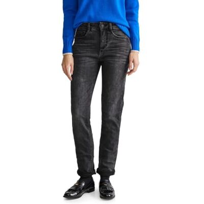 A377123 Street One Damskie spodnie jeansowe High Waist, Soft Black Wash, 27W / 30L A377123 Street One Damskie spodnie jeansowe High Waist, Soft Black Wash, 27W / 30L