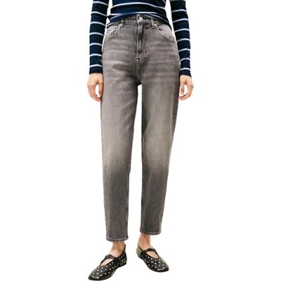 DW0DW206481DA3034 Tommy Jeans Mom Jean Uh TPR Bi0177 Co Dw0dw20648 stożkowy dżins (Denim Grey), 34 W x 30 l, damski, Dżins szary, 34W / 30L DW0DW206481DA3034 Tommy Jeans Mom Jean Uh TPR Bi0177 Co Dw0dw20648 stożkowy dżins (Denim Grey), 34 W x 30 l, damski, Dżins szary, 34W / 30L