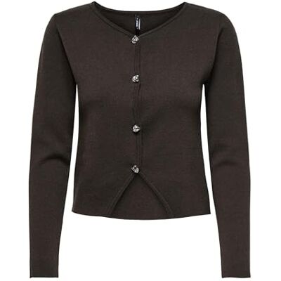 15358976-4869112 ONLY Damski kardigan Onlscarlett LS KNT, Chocolate Cake, M, Tort czekoladowy, M 15358976-4869112 ONLY Damski kardigan Onlscarlett LS KNT, Chocolate Cake, M, Tort czekoladowy, M