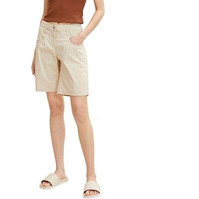 1031730 TOM TAILOR Damski Szorty bermudy chinosy , 29517 Sand Stone Beige, 32 1031730 TOM TAILOR Damski Szorty bermudy chinosy , 29517 Sand Stone Beige, 32