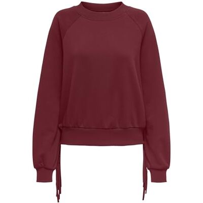 15355912-4892107 ONLY Damski Onljett L/S O-Neck Emb. Box SWT, Cabernet, XS 15355912-4892107 ONLY Damski Onljett L/S O-Neck Emb. Box SWT, Cabernet, XS