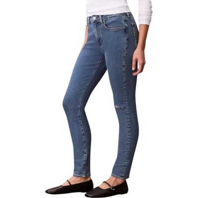 LG Calvin Klein Eu Mid Rise Skinny Blue Jay Lv047e616g Dżins Kobiety LG Calvin Klein Eu Mid Rise Skinny Blue Jay Lv047e616g Dżins Kobiety