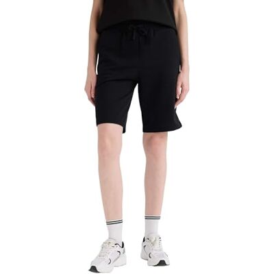 W9369AZ DeFacto Damskie bermudy jeans szorty – spodnie ze stretchem, czarny, XXL W9369AZ DeFacto Damskie bermudy jeans szorty – spodnie ze stretchem, czarny, XXL