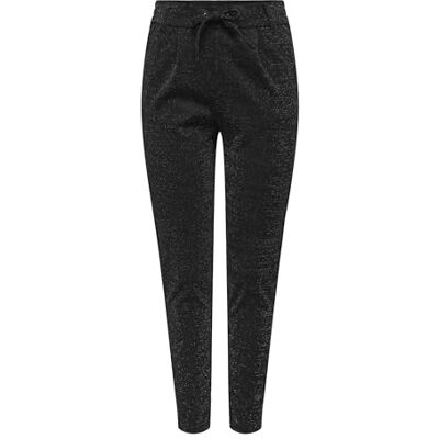 15334038 ONLY ONLPOPTRASH-ALYA Easy GLIT Pant PNT, Czarny/szczegóły: srebrny lurex, S x 32L 15334038 ONLY ONLPOPTRASH-ALYA Easy GLIT Pant PNT, Czarny/szczegóły: srebrny lurex, S x 32L