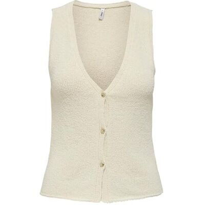 15348246-4754670 ONLY Onlgurli Sl Vest KNT damska, brzoza, M 15348246-4754670 ONLY Onlgurli Sl Vest KNT damska, brzoza, M