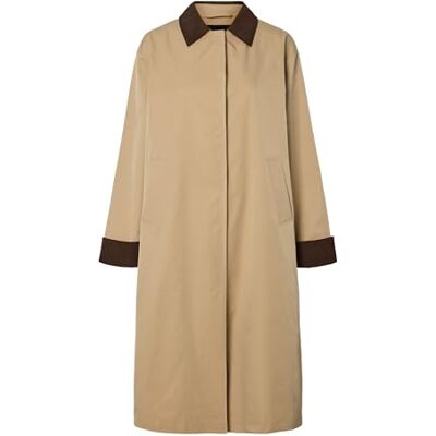 17162945-4927140 Pcjorma Long Light Jacket Pwp Bc, Travertine, M 17162945-4927140 Pcjorma Long Light Jacket Pwp Bc, Travertine, M