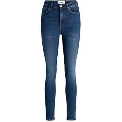 12217334 JACK&JONES Women's JXVIENNA Skinny HW CS1014 SN spodnie, Dark Blue Denim, XXS/32, niebieski (Dark Blue Denim), 32-XXS-L 12217334 JACK&JONES Women's JXVIENNA Skinny HW CS1014 SN spodnie, Dark Blue Denim, XXS/32, niebieski (Dark Blue Denim), 32-XXS-L