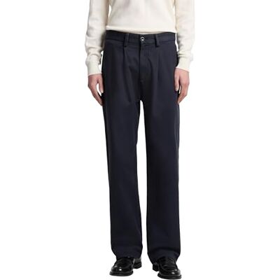 7TY51E39-1NQ 7 For All Mankind Pleated Trouser Twill Vulcan, niebieski, 31W 7TY51E39-1NQ 7 For All Mankind Pleated Trouser Twill Vulcan, niebieski, 31W