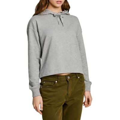 PL581443933L Pepe Jeans Damska bluza Estrid, szara, L, Szary (Marl Grey), L PL581443933L Pepe Jeans Damska bluza Estrid, szara, L, Szary (Marl Grey), L