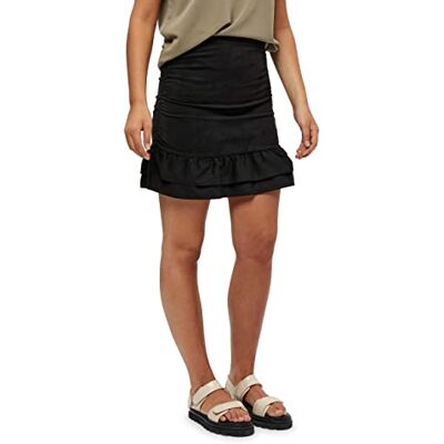 DE6179-9000-XXL Desires Spódnica Haley damska, Czarny, XXL DE6179-9000-XXL Desires Spódnica Haley damska, Czarny, XXL