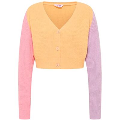 124224 myMo Kardigan damski 12425315, pastelowy pomarańczowy, XL-XXL 124224 myMo Kardigan damski 12425315, pastelowy pomarańczowy, XL-XXL