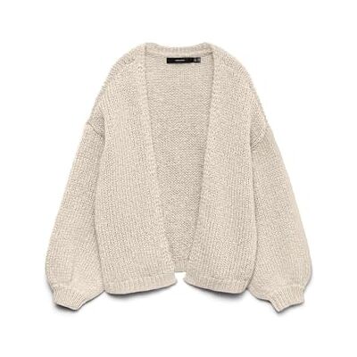 10273101_Birch VERO MODA VMMAYBE damska kurtka z dzianiny, brzoza, XS 10273101_Birch VERO MODA VMMAYBE damska kurtka z dzianiny, brzoza, XS