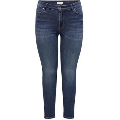 15315719-4431473 ONLY CARMAKOMA CARKARLA REG SK ANK Zip DNM BJ581 NOOS, niebieski (Dark Blue Denim), 44W / 32L 15315719-4431473 ONLY CARMAKOMA CARKARLA REG SK ANK Zip DNM BJ581 NOOS, niebieski (Dark Blue Denim), 44W / 32L