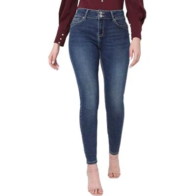 10291333 VERO MODA Dżinsy damskie, niebieski (Dark Blue Denim), S x 32L 10291333 VERO MODA Dżinsy damskie, niebieski (Dark Blue Denim), S x 32L