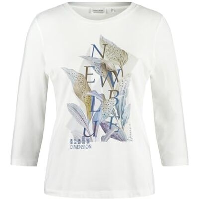 470214 T-shirt rękaw 3/4, off-white, 36 470214 T-shirt rękaw 3/4, off-white, 36