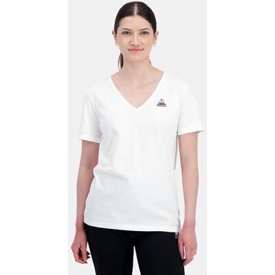2210511_XXS Le Coq Sportif ESS tee SS Col V N°1 W Koszulki Kobieta 2210511_XXS Le Coq Sportif ESS tee SS Col V N°1 W Koszulki Kobieta