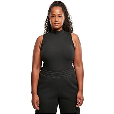 TB4510 Urban Classics Damskie body bez rękawów, bez rękawów, krój typu turtleneck Shapewear całe ciało, czarny, 3XL TB4510 Urban Classics Damskie body bez rękawów, bez rękawów, krój typu turtleneck Shapewear całe ciało, czarny, 3XL