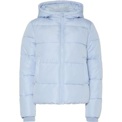 17115626-4803860 PIECES Damska kurtka damska Pcbee New Short Puffer Jacket Noos Bc, Cashmere Blue, L 17115626-4803860 PIECES Damska kurtka damska Pcbee New Short Puffer Jacket Noos Bc, Cashmere Blue, L