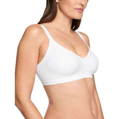RM3911W-101-2XL Warner's Damski Blissful Benefits Easy Size Simple Sized No Bulge Wirefree T-shirt biustonosz, biały, XXL RM3911W-101-2XL Warner's Damski Blissful Benefits Easy Size Simple Sized No Bulge Wirefree T-shirt biustonosz, biały, XXL