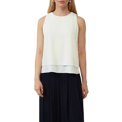 2164607.0200.44 s.Oliver BLACK LABEL Dwuwarstwowy top z Crêpe Ecru 44 2164607.0200.44 s.Oliver BLACK LABEL Dwuwarstwowy top z Crêpe Ecru 44