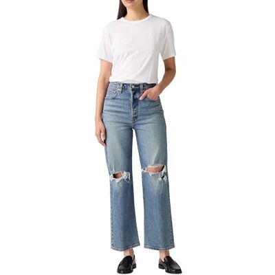 72693 Levi's Damskie dżinsy Ribcage Straight Ankle, Queen Mother, 31W / 29L 72693 Levi's Damskie dżinsy Ribcage Straight Ankle, Queen Mother, 31W / 29L