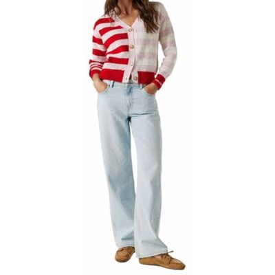 PL20510422S1400030 Pepe Jeans Damskie luźne dżinsy ST MW Hazel Jeans, niebieskie (Denim-2S1), 30W/34L PL20510422S1400030 Pepe Jeans Damskie luźne dżinsy ST MW Hazel Jeans, niebieskie (Denim-2S1), 30W/34L