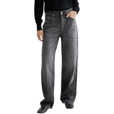 ULM00836S Scotch & Soda Dżinsy damskie o prostym kroju, Absolutny czarny U016, 24W / 32L ULM00836S Scotch & Soda Dżinsy damskie o prostym kroju, Absolutny czarny U016, 24W / 32L