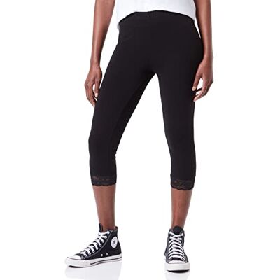 10200079 VERO MODA Damskie legginsy Vmmaxi My Nw Soft Knickers Lace, czarny, S 10200079 VERO MODA Damskie legginsy Vmmaxi My Nw Soft Knickers Lace, czarny, S