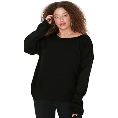 TBBAW23AN00021 Trendyol Kobiety, Czarny, XXL TBBAW23AN00021 Trendyol Kobiety, Czarny, XXL